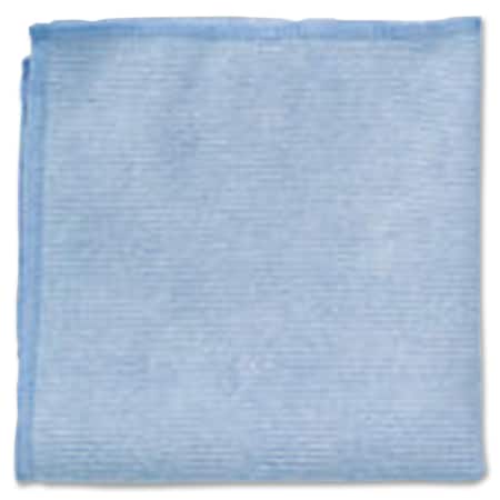 Rubbermaid Commercial Cleaning Cloth, Microfiber, Bulk, 16'x16", Blue, PK 288 RCP1820583CT